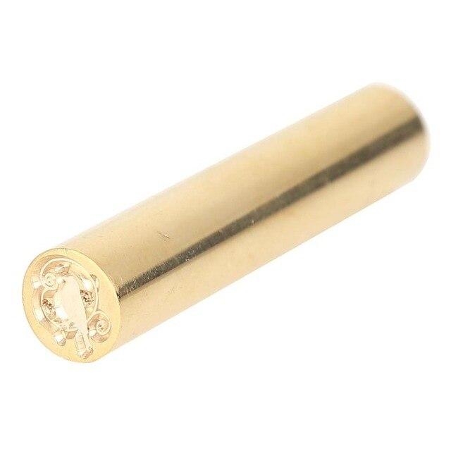 Cylindrical Sealing Wax Brass Envelope Seal Stamp