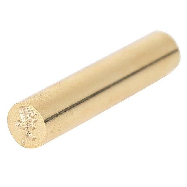 Cylindrical Sealing Wax Brass Envelope Seal Stamp