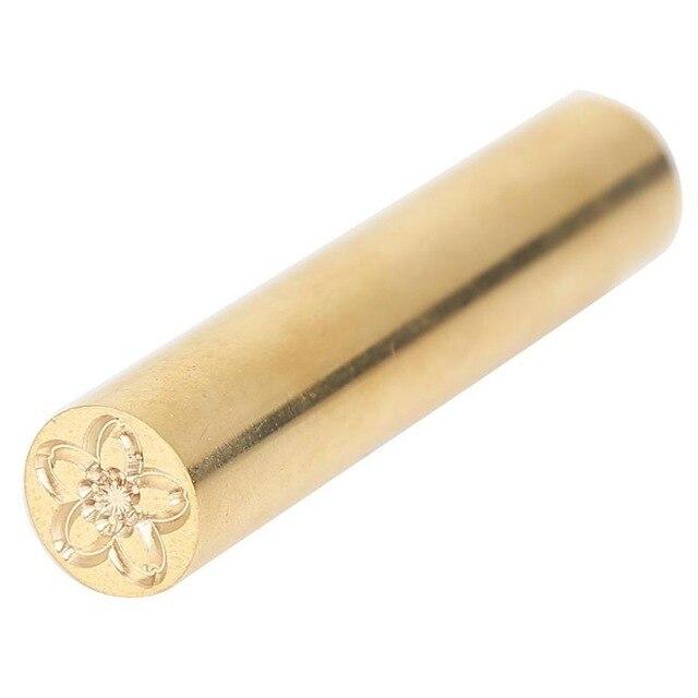 Cylindrical Sealing Wax Brass Envelope Seal Stamp