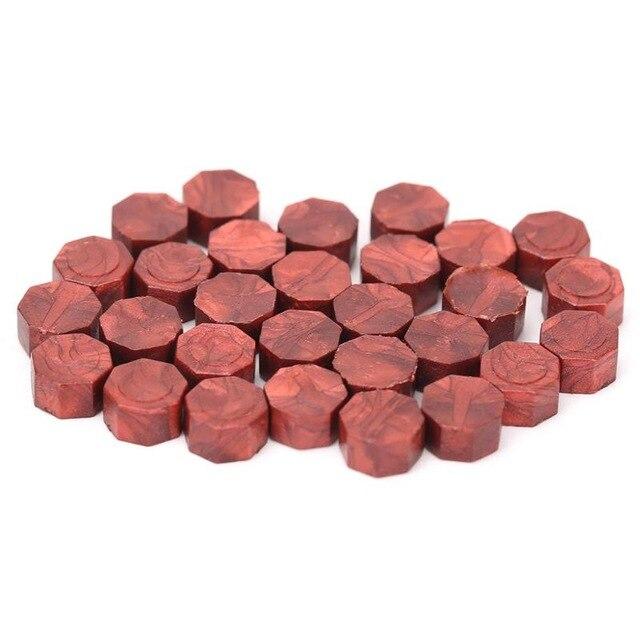 Octagon Sealing Wax Seal Beads Set Brass