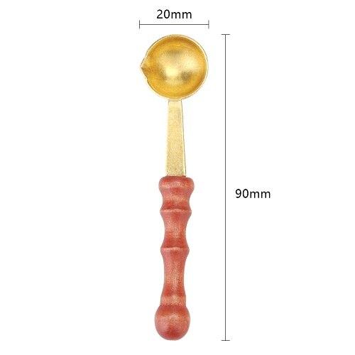 Octagon Sealing Wax Seal Beads Set Brass