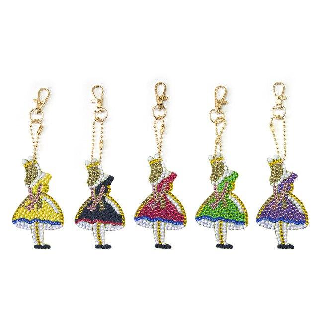 Special Shape Diamond Painting Keychain Cross