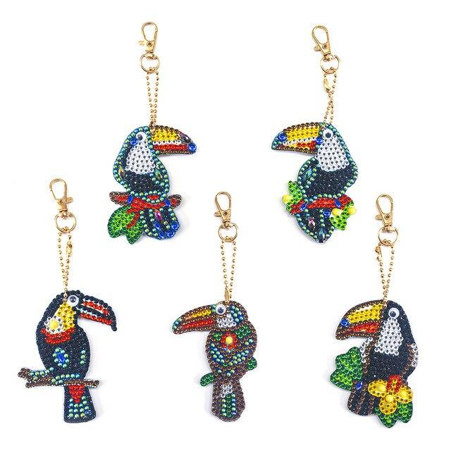 Special Shape Diamond Painting Keychain Cross