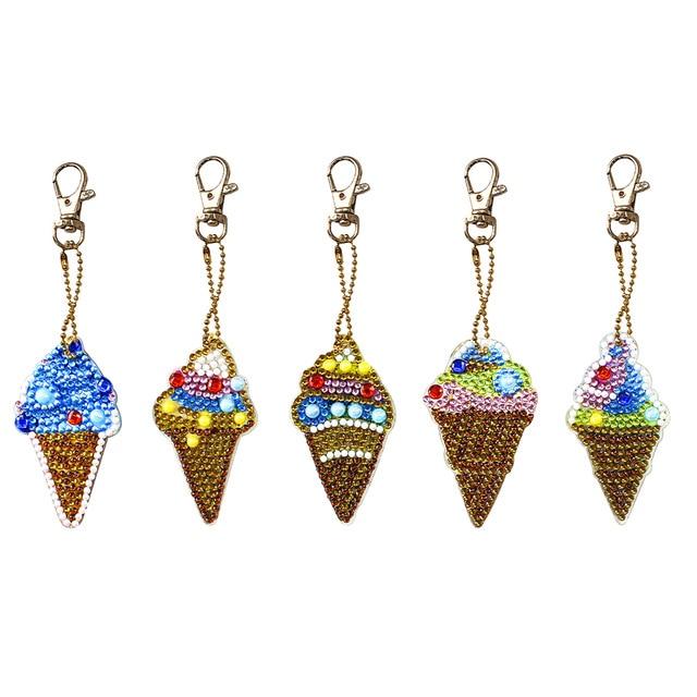 Special Shape Diamond Painting Keychain Cross