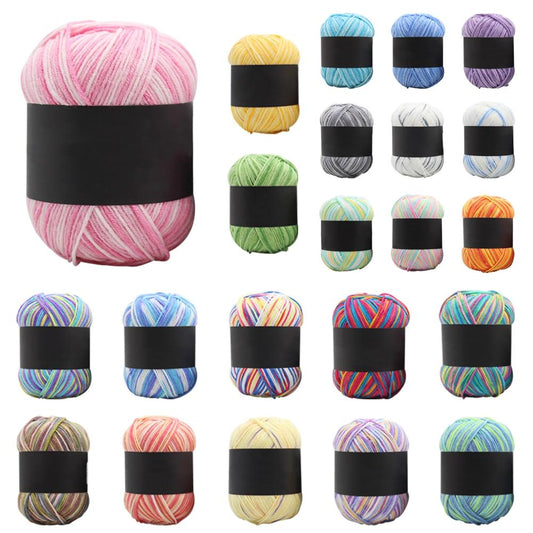 Soft Scarf Hat Crochet Color Baby Milk Yarn