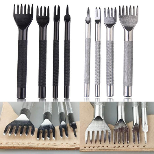 Leather Craft Tools Black Steel