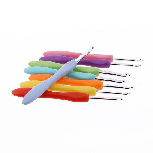 Ergonomic Aluminum Crochet Hook Set