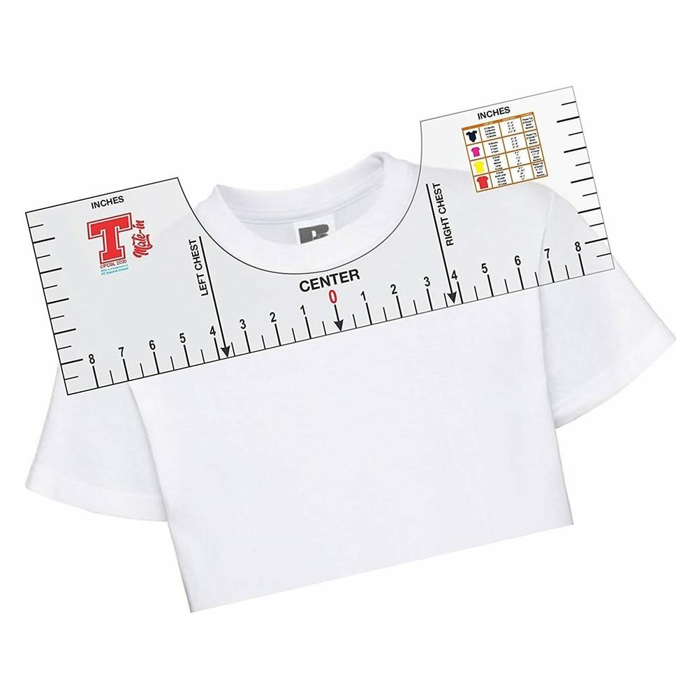 Patchwork T-Shirt Ruler Centering Grid Cutting Ruler
